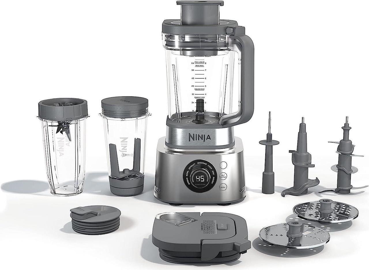 Main image of Ninja Foodi Power Blender Ultimate System with 72 oz Blending & Food Processing Pitcher, XL Smoothie Bowl Maker and Nutrient Extractor* & 7 Functions, Silver