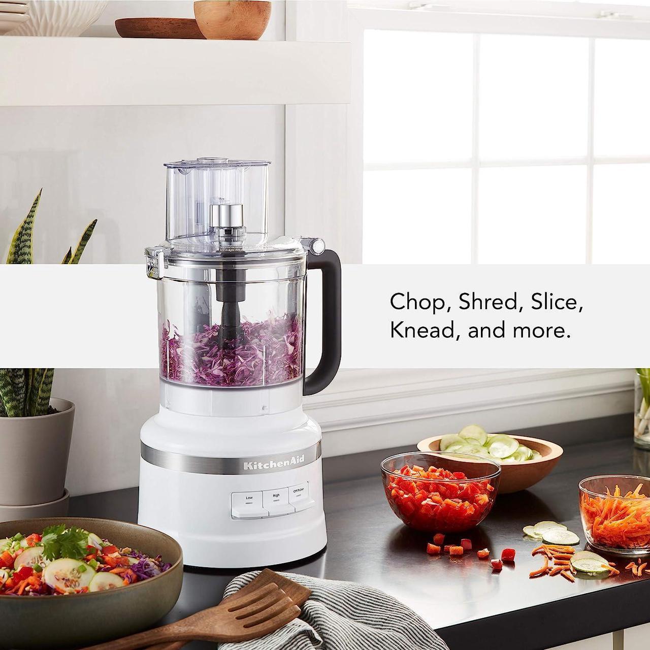 Alt view image 3 of 5 - KitchenAid 13-Cup Food Processor, White