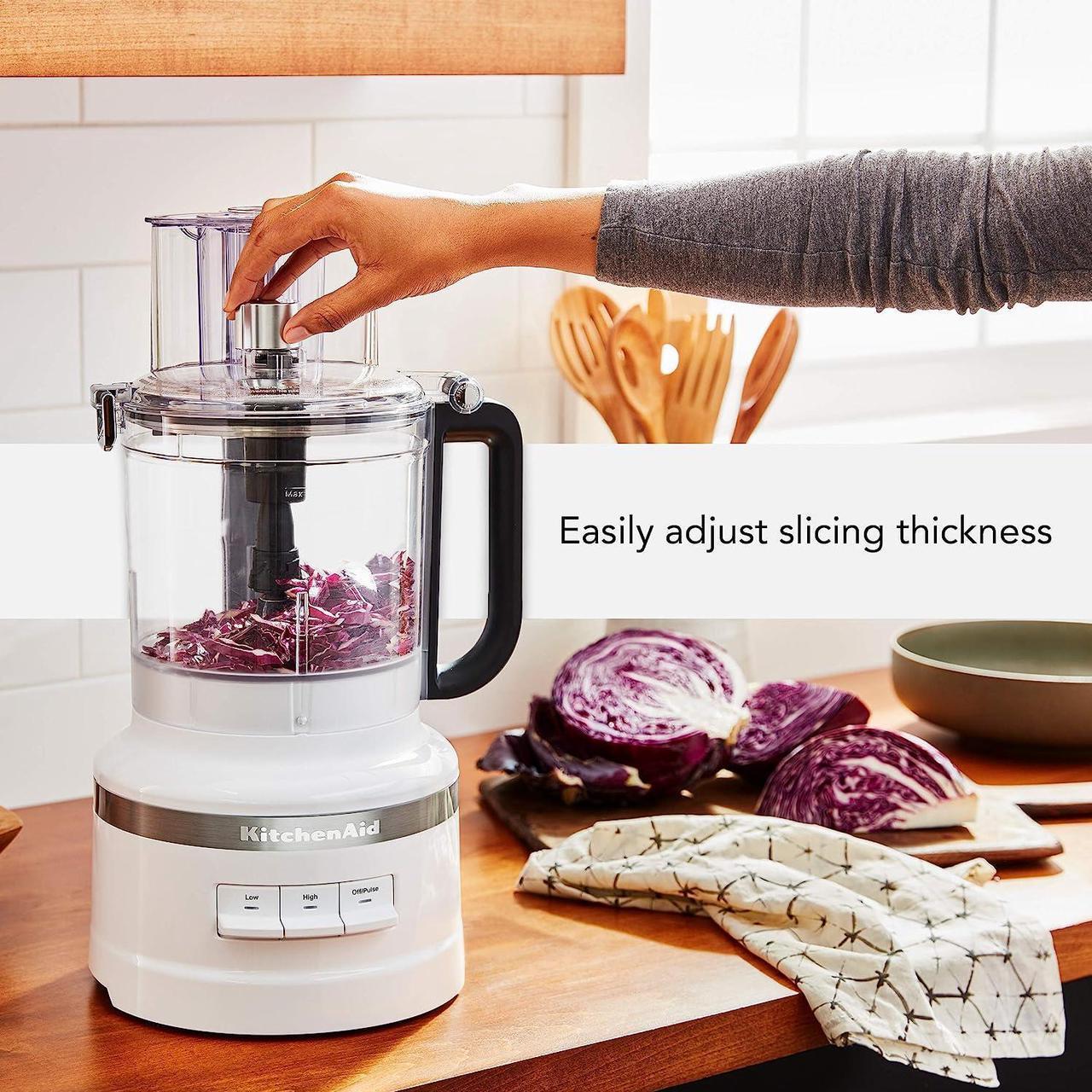 Alt view image 5 of 5 - KitchenAid 13-Cup Food Processor, White