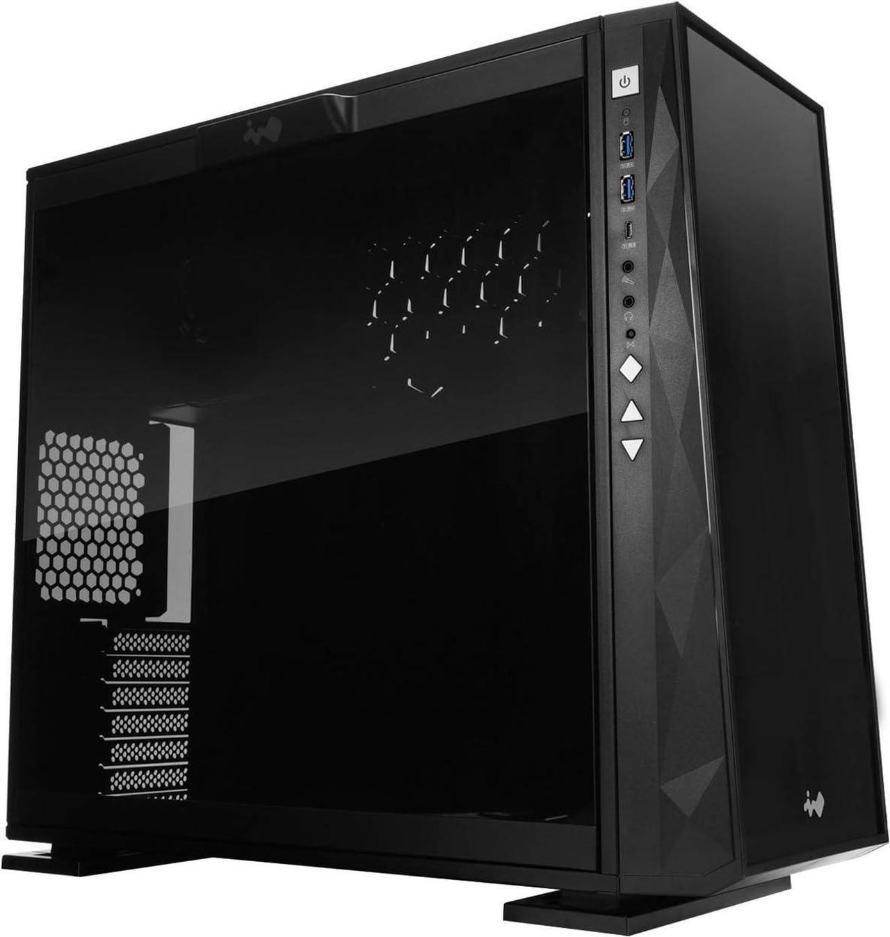 Alt view image 2 of 7 - IN WIN 309 Addressable RGB Front Panel - Tempered Glass Side Panel - ATX Mid Tower Gaming Computer Chassis Case