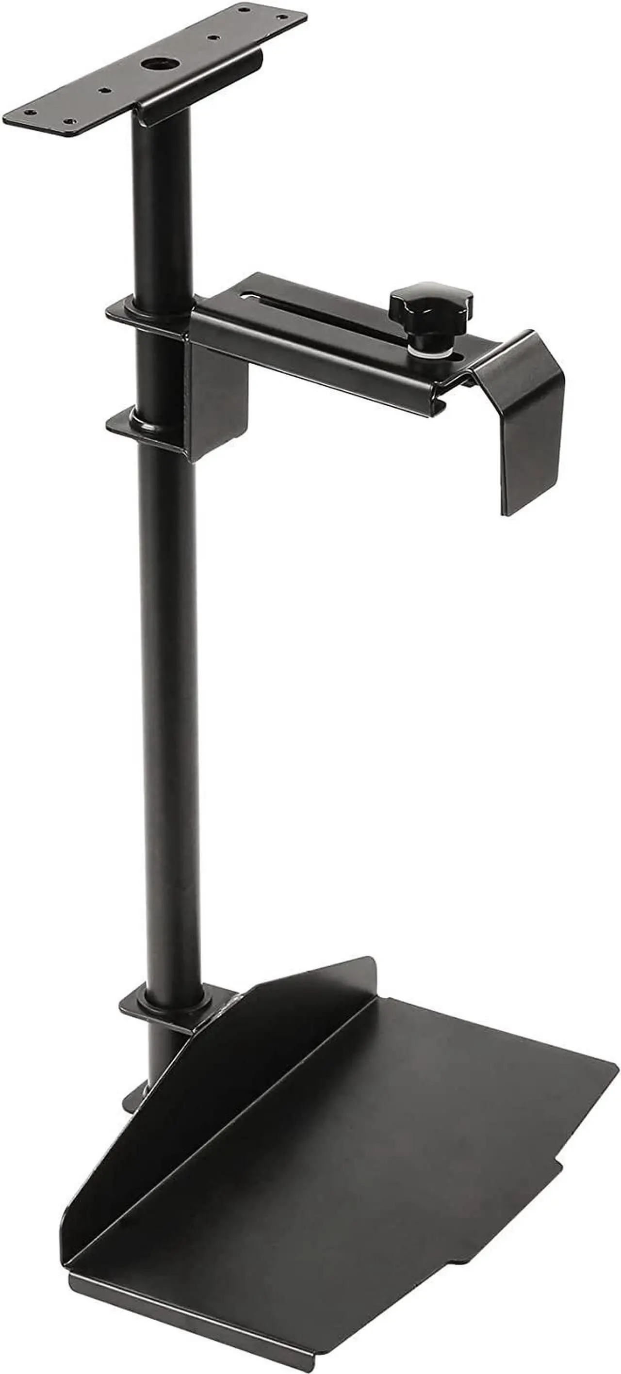 Main image of CPU Holder Under Desk Mount, Computer Tower Holder 360° Swivel Height & Width Adjustable, Holds up to 44 lbs, Fits Most Computer Tower, Black