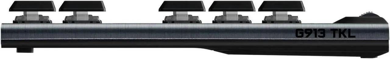 Alt view image 4 of 5 - Logitech G913 TKL Lightspeed Wireless Ultra-thin Mechanical Gaming Keyboard, GL-T Brown Switch Low Profile Switch Options, Lightsync RGB, G Key Programmable (Tactile Quiet)
