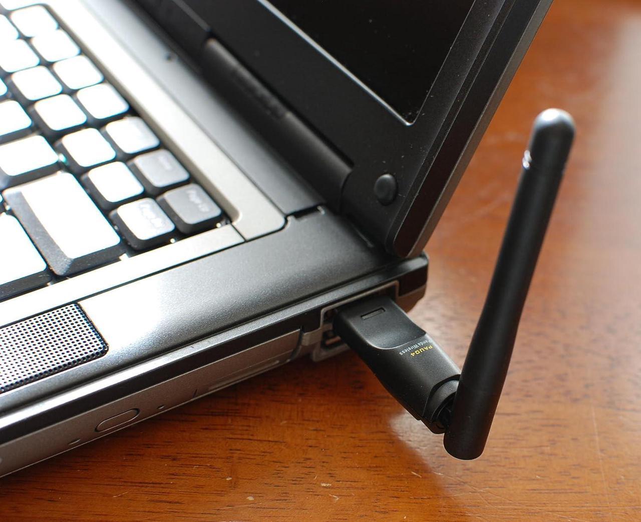 Alt view image 4 of 4 - Panda Wireless PAU04 Mid Range 150Mbps Wireless N USB Adapter w/ 2dBi Antenna - Win XP/Vista/7/8/10/11, Mint, Ubuntu, MX Linux, Manjaro, Fedora, Centos, Kali Linux and Raspbian