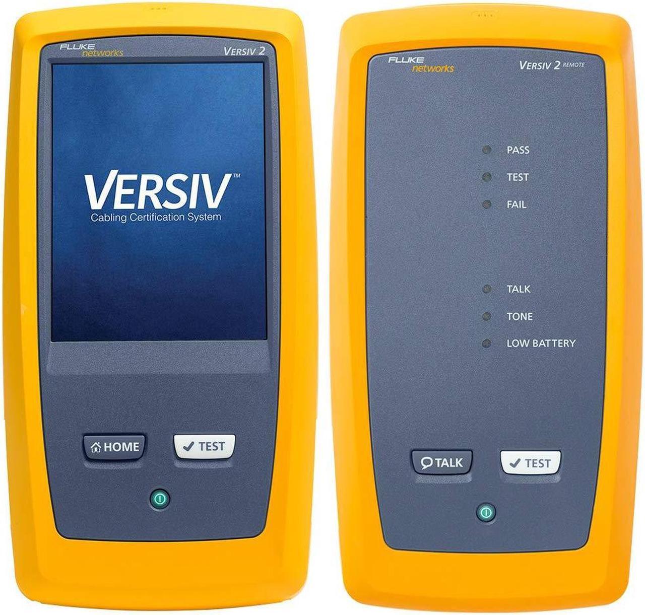 Alt view image 3 of 7 - Fluke Networks CableAnalyzer Copper Cable Certifier for Category 5, 5e, 6, & 6A Twisted-Pair Cabling, 1 GHz Range, Touchscreen, LinkWare Reporting, includes Permanent Link & Channel Adapters DSX2-5000