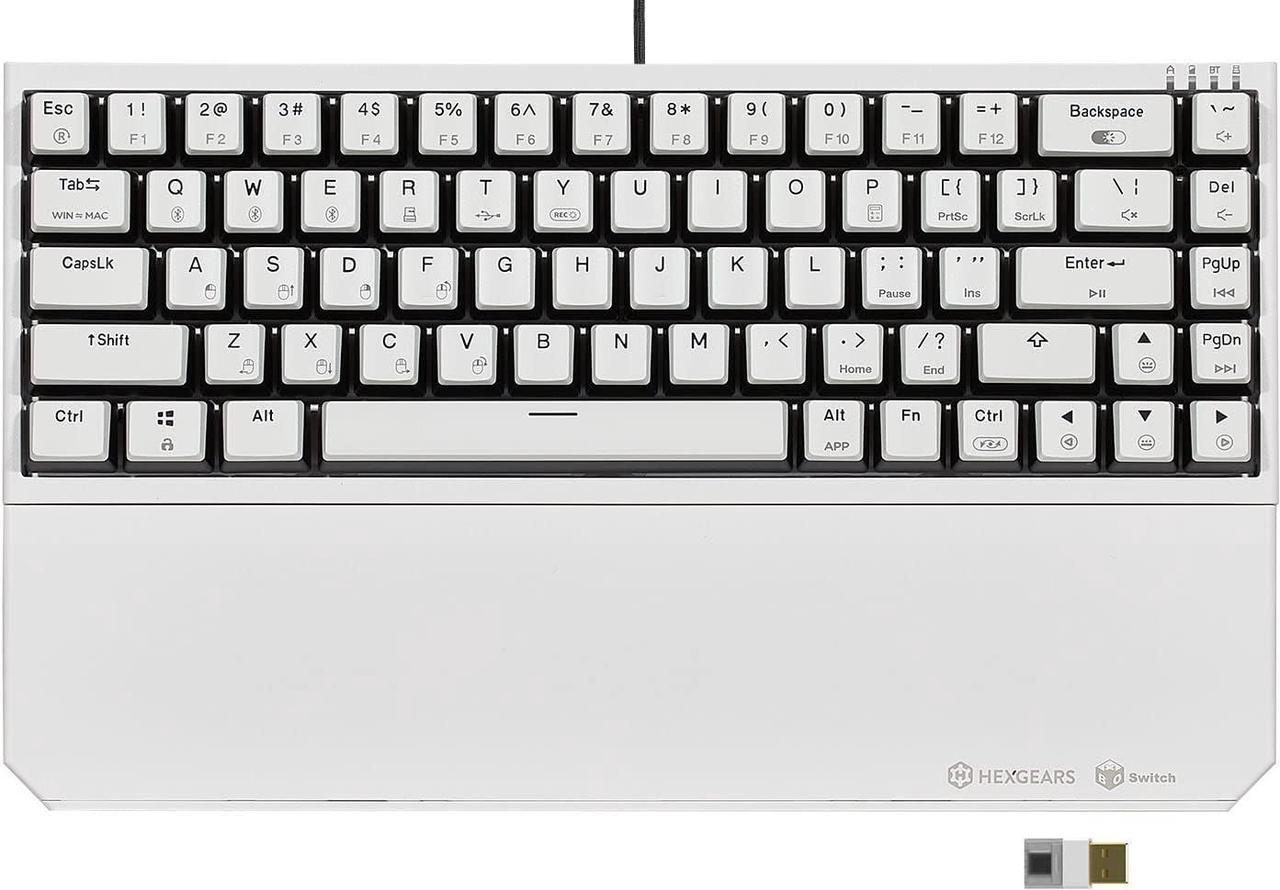 Wireless Mechanical Gaming Keyboard, Triple Mode 2.4G /BT5.0/USB-C Gaming Keyboard, 65% Layout 68 Keys Hot Swappable Kailh Box Switch Keyboard for Laptop PC Mac Typewriter