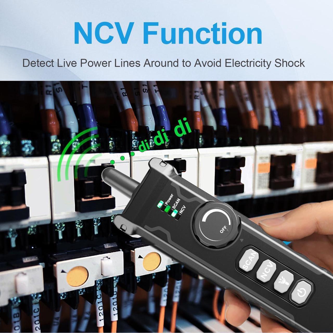 Alt view image 7 of 7 - Network Cable Tester with IP Scanner, TDR CAT5 CAT6 Ethernet Cable Tester, PoE PingTest, Network Rate Test, Port Flashing, Network Tester Cable Toner for RJ11 RJ45 Ethernet LAN