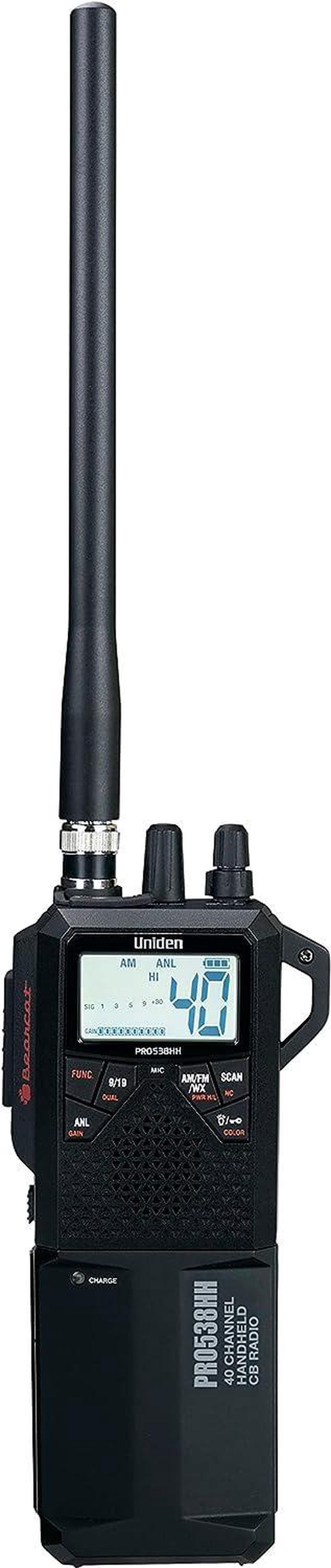 Alt view image 2 of 4 - Uniden 2 in 1 Dual Handheld/Mobile Emergency CB Radio with New FM Mode, Full 40 Channels, NOAA Weather Alerts, and Selectable 4-Watts HI/1-Watt Low Output Power.