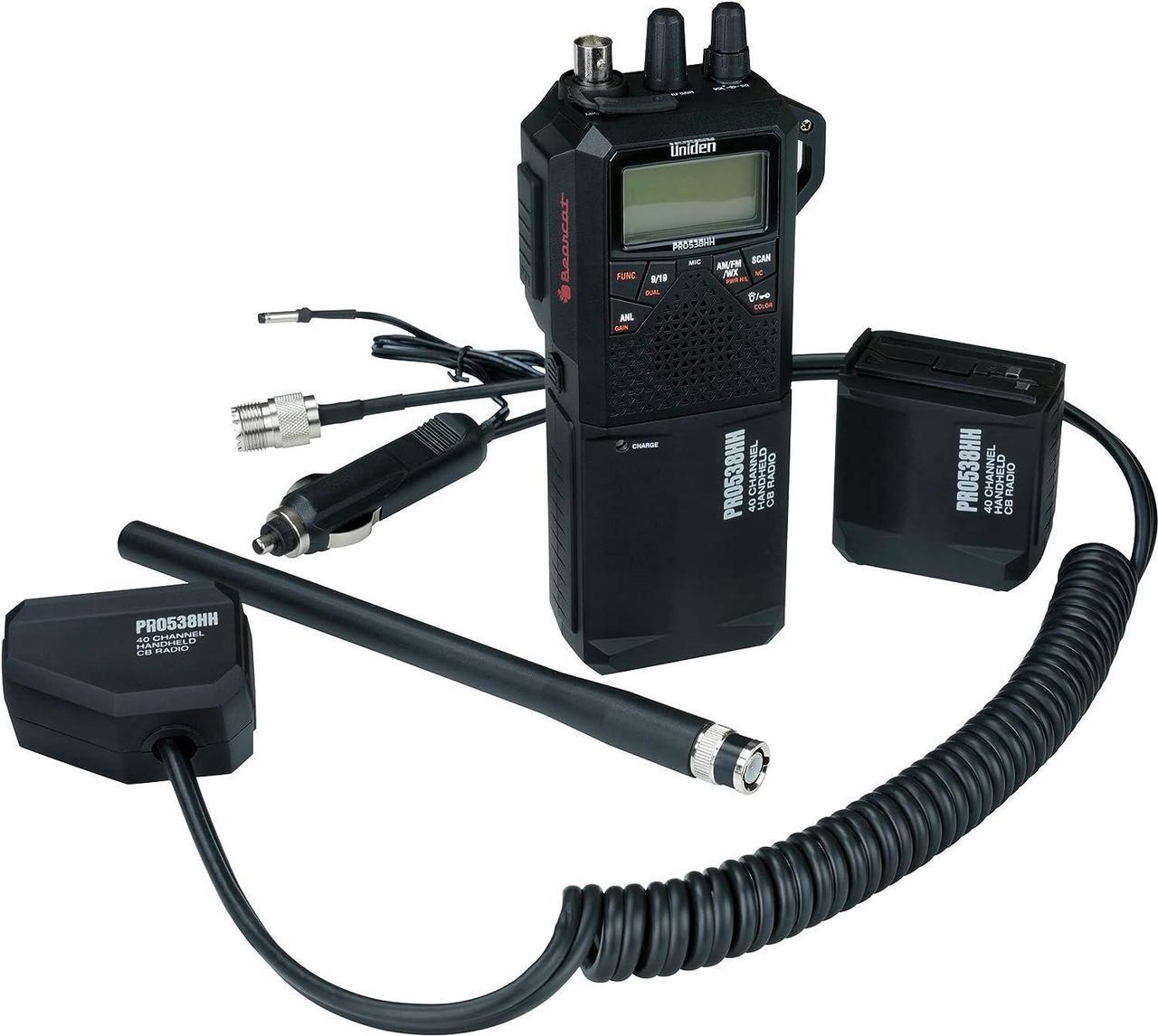 Alt view image 3 of 4 - Uniden 2 in 1 Dual Handheld/Mobile Emergency CB Radio with New FM Mode, Full 40 Channels, NOAA Weather Alerts, and Selectable 4-Watts HI/1-Watt Low Output Power.
