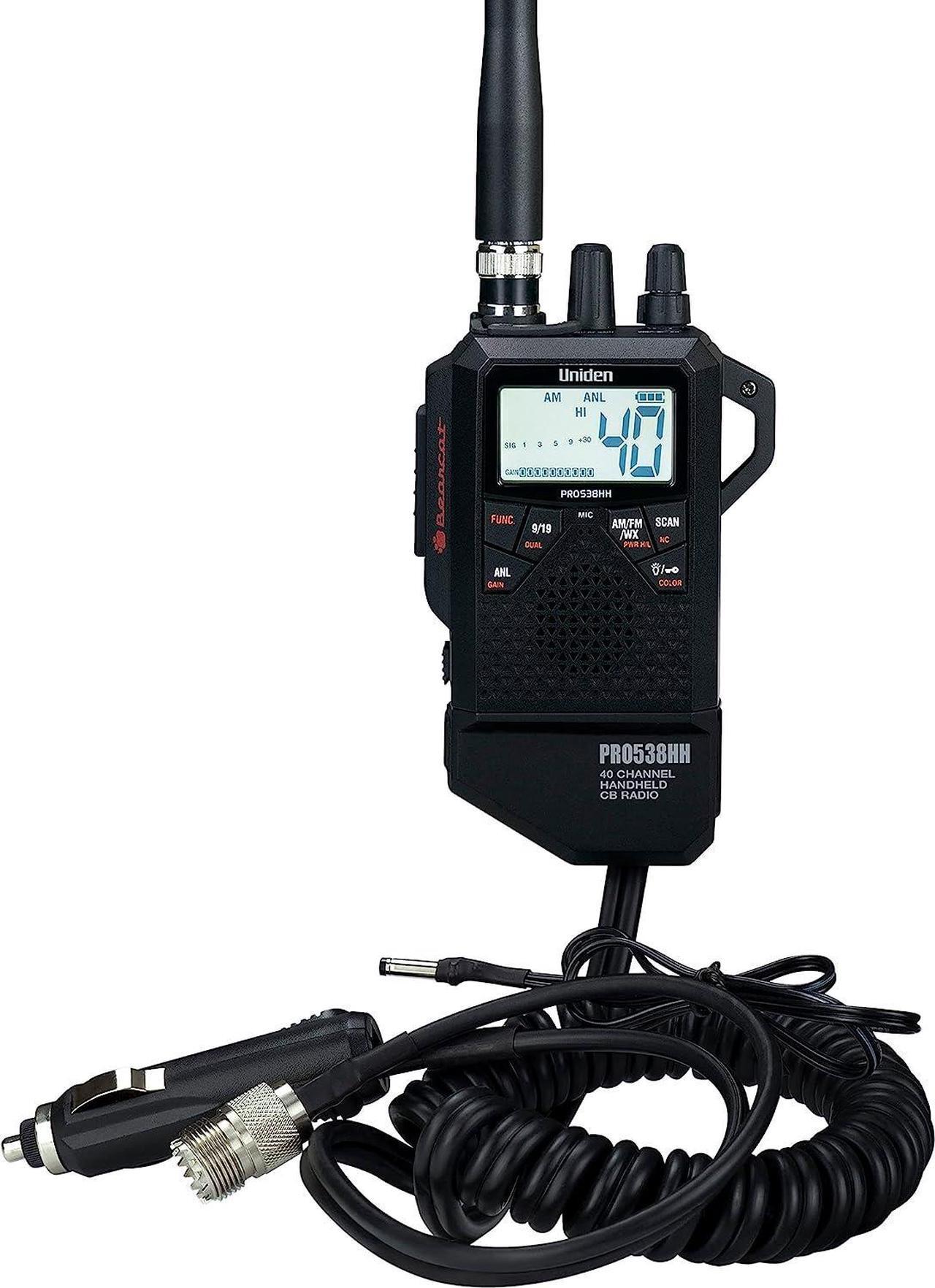 Main image of Uniden 2 in 1 Dual Handheld/Mobile Emergency CB Radio with New FM Mode, Full 40 Channels, NOAA Weather Alerts, and Selectable 4-Watts HI/1-Watt Low Output Power.