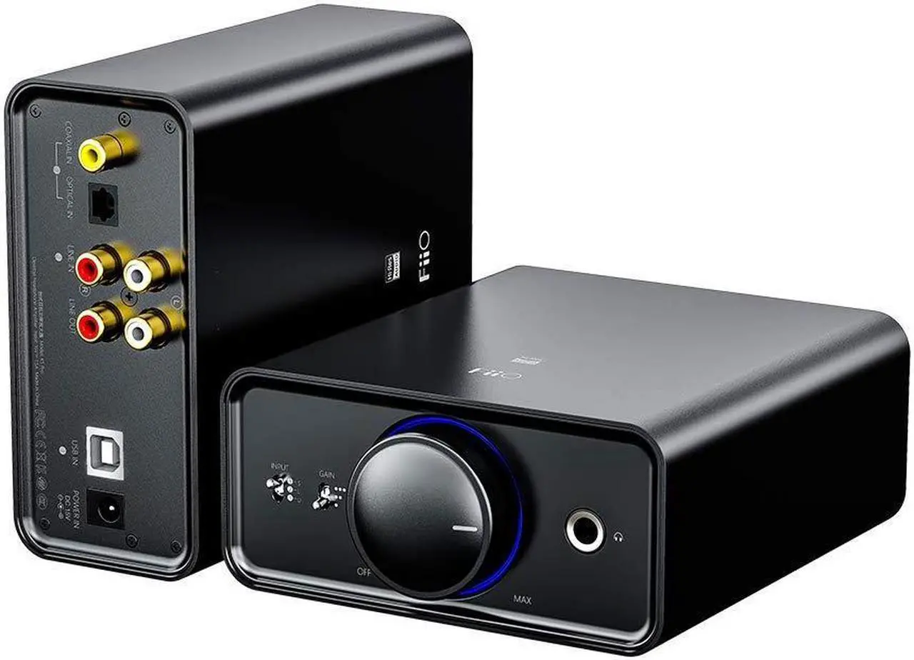 Main image of FiiO K5 Pro Headphone Amps Portable Desktop DAC and Amplifier 768K/32Bit and Native DSD512 for Home/PC 6.35mm Headphone Out/RCA Line-Out/Coaxial/Optical Inputs