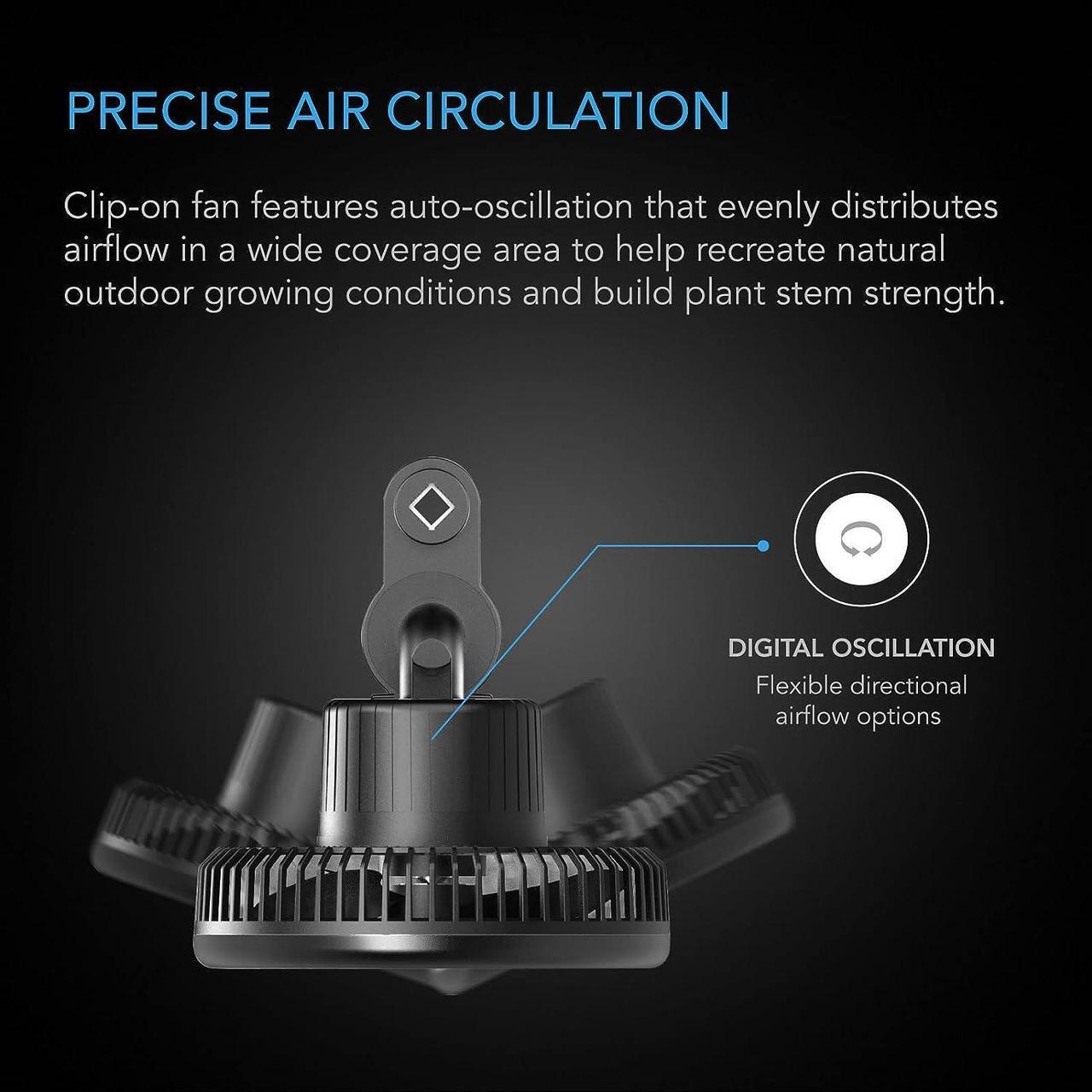 Alt view image 6 of 7 - Advance Grow System Compact 2x2, 1-Plant Kit, WiFi-Integrated Grow Tent Kit, Automate Ventilation, Circulation, Schedule Full Spectrum LM301B LED Grow Light, 2000D Mylar Tent