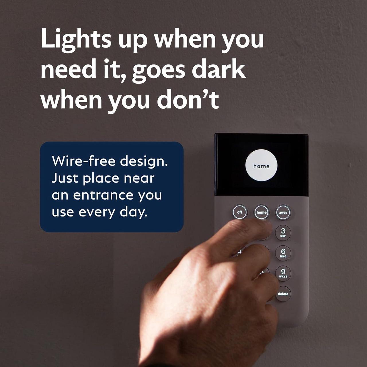 Alt view image 6 of 7 - SimpliSafe 8 Piece Wireless Home Security System - Optional 24/7 Professional Monitoring - No Contract - Compatible with Alexa and Google Assistant