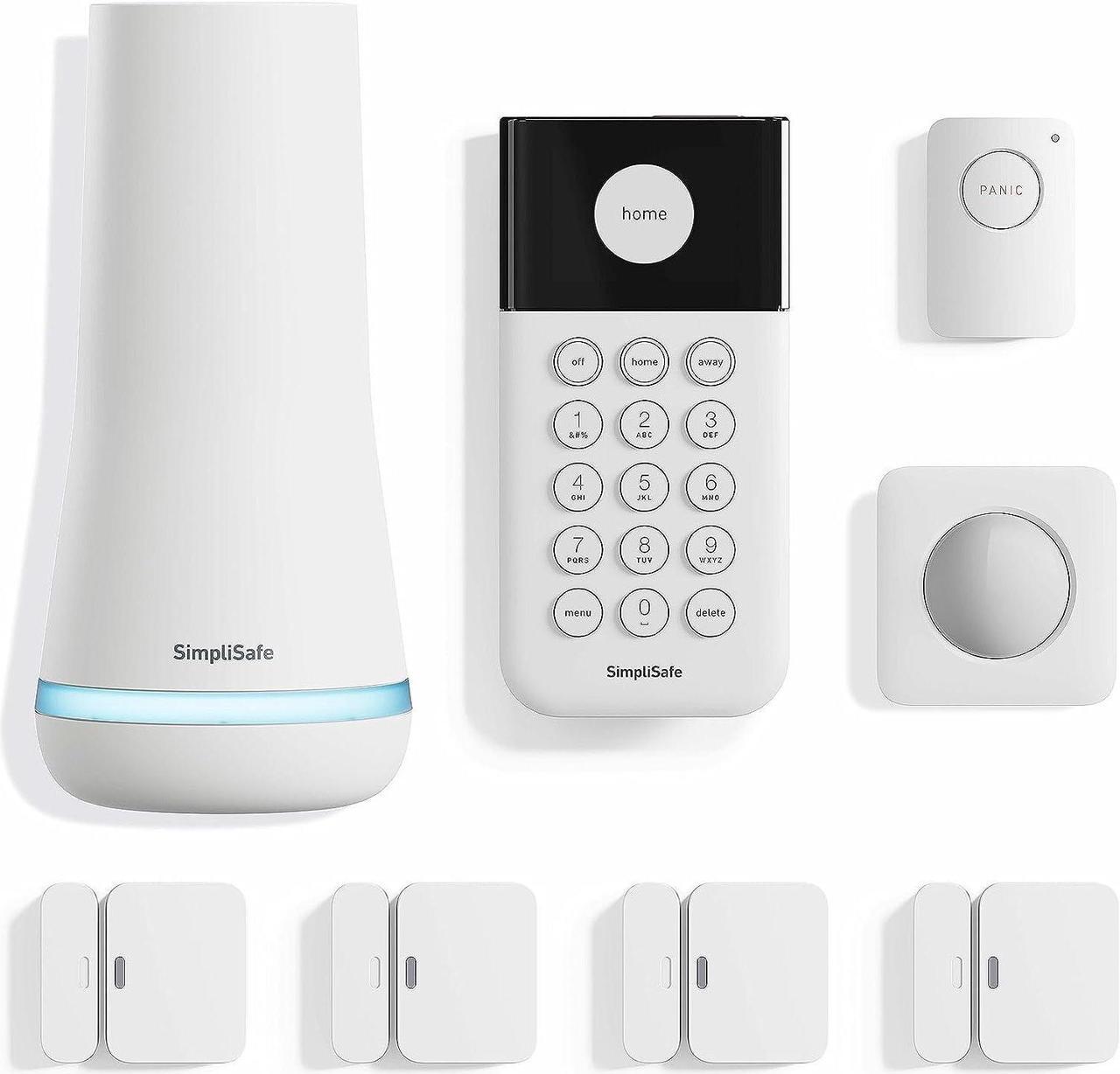 Main image of SimpliSafe 8 Piece Wireless Home Security System - Optional 24/7 Professional Monitoring - No Contract - Compatible with Alexa and Google Assistant