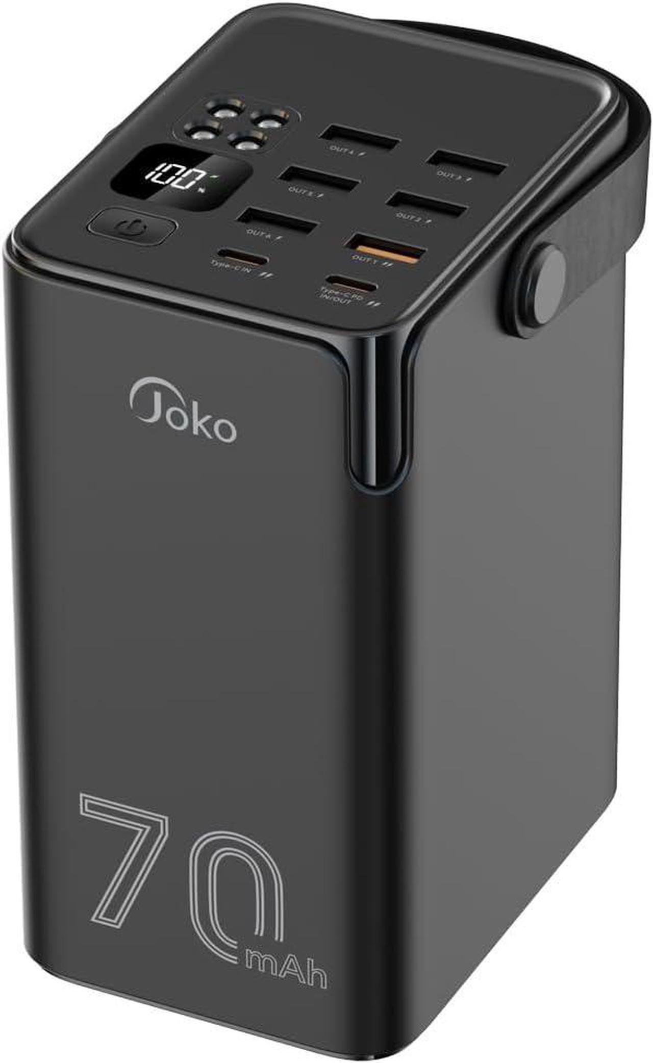 Main image of 70000mAh Power Bank High Capacity 20W PD 3.0 Fast Charging 22.5W Max Large Power Bank,7 Outputs 2 Inputs,LED Display,USB-C Battery Packs for iPhone, Samsung, Outdoors, Camping
