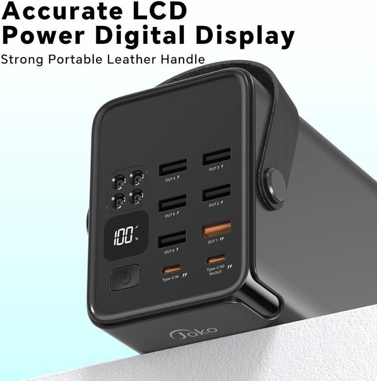 Alt view image 5 of 7 - 70000mAh Power Bank High Capacity 20W PD 3.0 Fast Charging 22.5W Max Large Power Bank,7 Outputs 2 Inputs,LED Display,USB-C Battery Packs for iPhone, Samsung, Outdoors, Camping