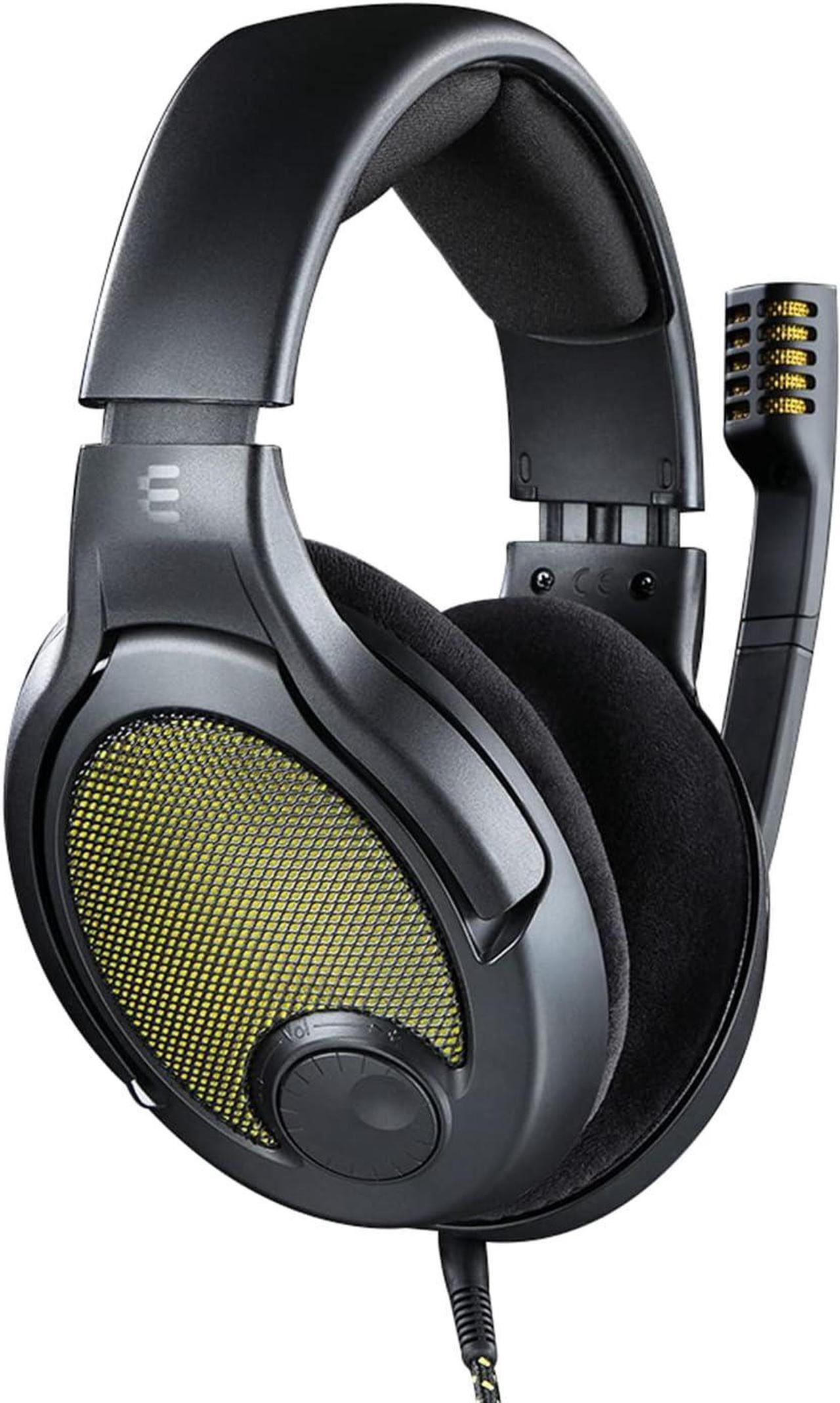 Main image of DROP + EPOS PC38X Gaming Headset Noise-Cancelling Microphone with Over-Ear Open-Back Design, Velour Earpads, Compatible with PC, PS4, PS5, Switch, Xbox, Mac, Mobile, and More (Yellow)