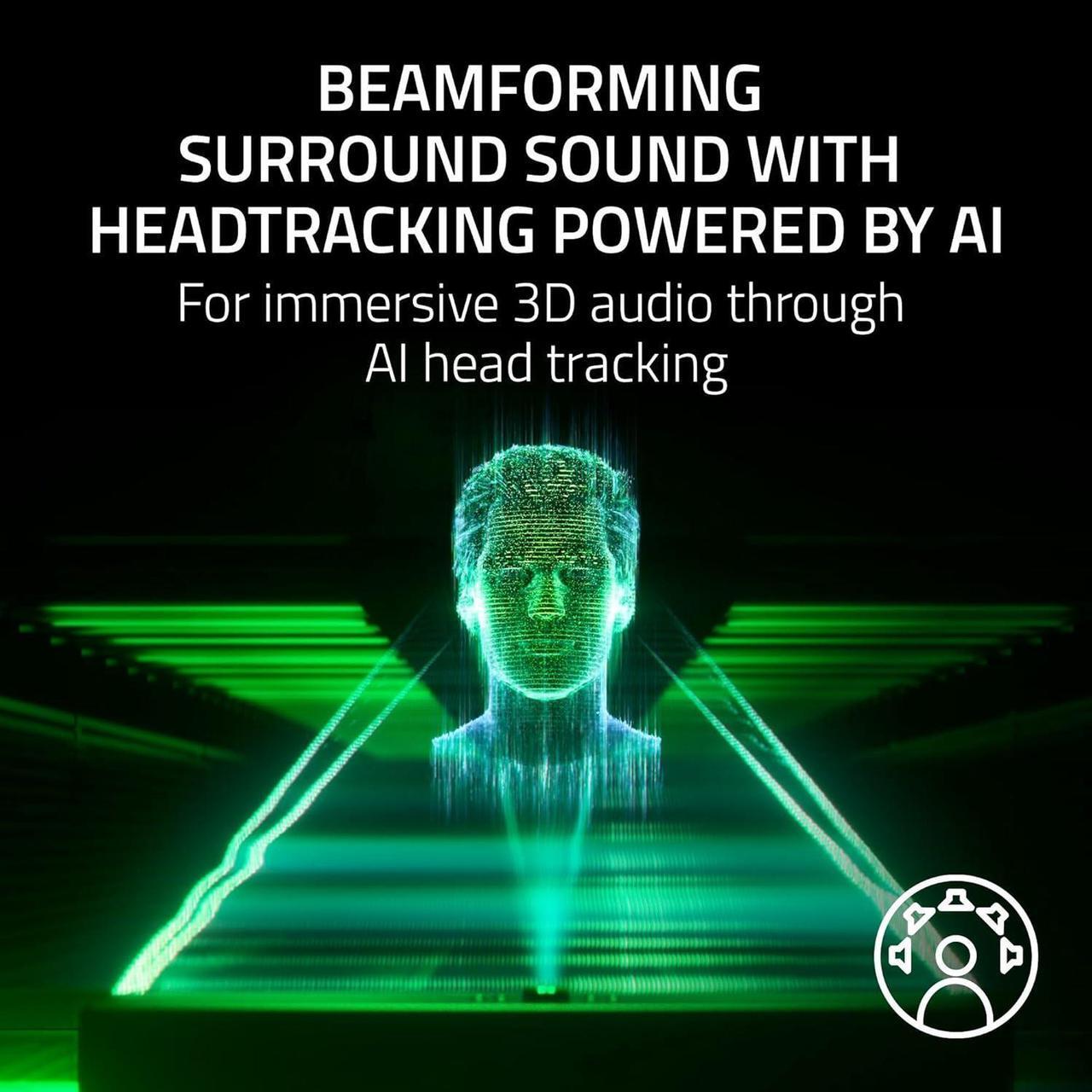 Alt view image 2 of 7 - Leviathan V2 Pro - Multi-Driver PC Gaming Soundbar with Subwoofer - Beamforming Surround Sound with AI Head Tracking - Chroma RGB - Bluetooth 5.0 & 3.5mm - for PC, Desktop/Laptop, Mobile, Switch