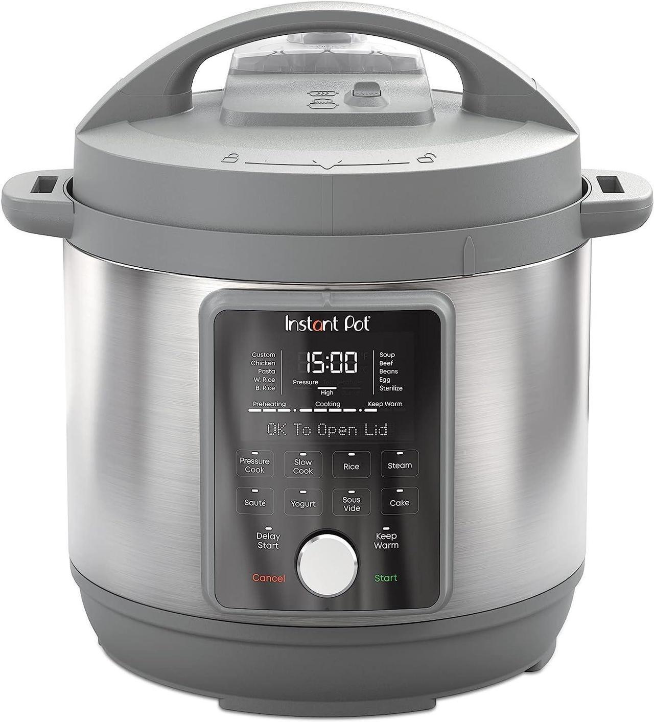 Main image of Instant Pot Duo Plus, 8-Quart Whisper Quiet 9-in-1 Electric Pressure Cooker, Slow Rice Cooker, Steamer, Sauté, Yogurt Maker, Warmer & Sterilizer, App With Over 800 Recipes, Stainless Steel