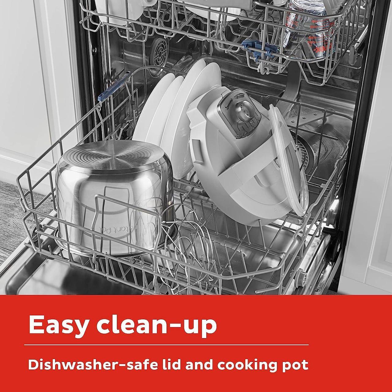 Alt view image 6 of 7 - Instant Pot Duo Plus, 8-Quart Whisper Quiet 9-in-1 Electric Pressure Cooker, Slow Rice Cooker, Steamer, Sauté, Yogurt Maker, Warmer & Sterilizer, App With Over 800 Recipes, Stainless Steel