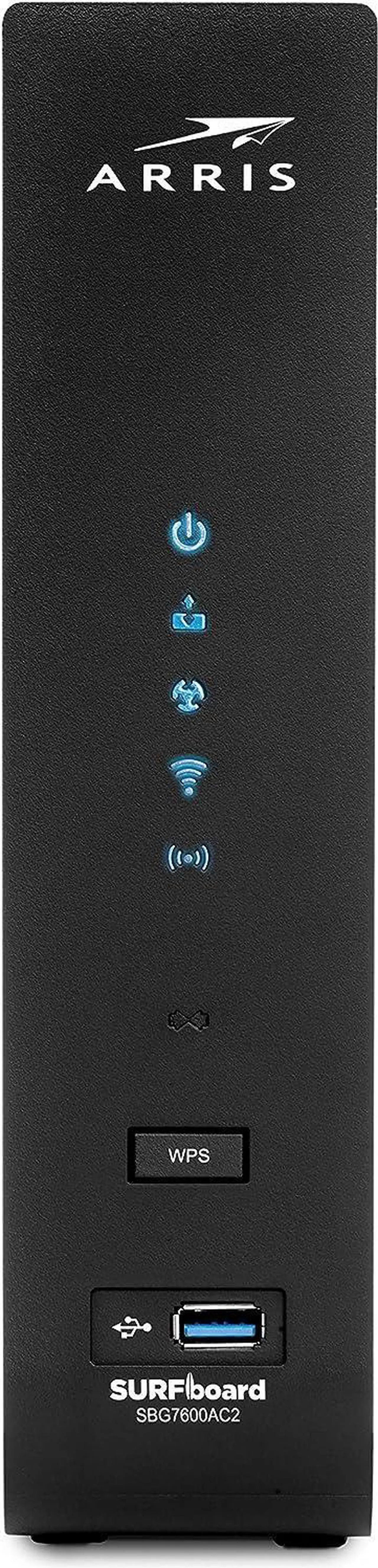 Alt view image 2 of 6 - ARRIS SURFboard SBG7600AC2 DOCSIS 3.0 Cable Modem & AC2350 Wi-Fi Router , Approved for Comcast Xfinity, Cox, Charter Spectrum & more , Four 1 Gbps Ports , 800 Mbps Max Internet Speeds