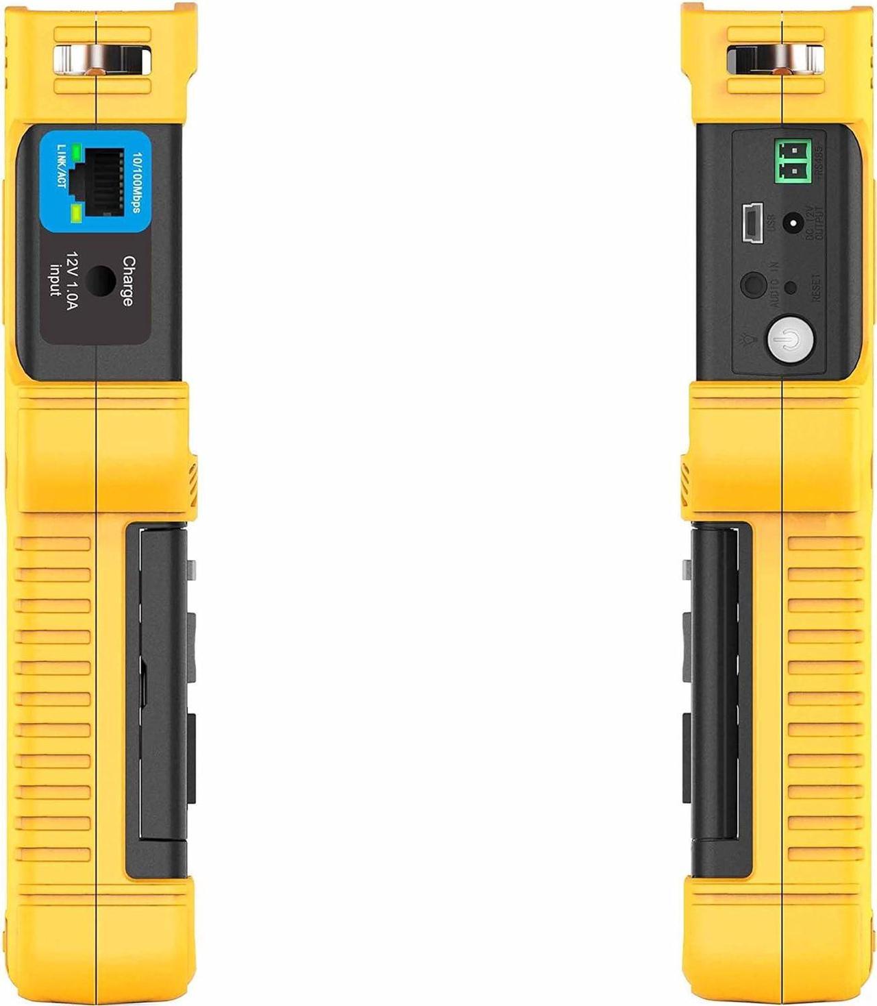 Alt view image 4 of 5 - 5 in 1 CCTV Tester Support Upt to 4K IP Camera & Up to 8 Megapixel AHD, TVI, CVI & CVBS Analog Camera, Security Video Monitor with 4" Screen, Keypad, POE Out, PTZ