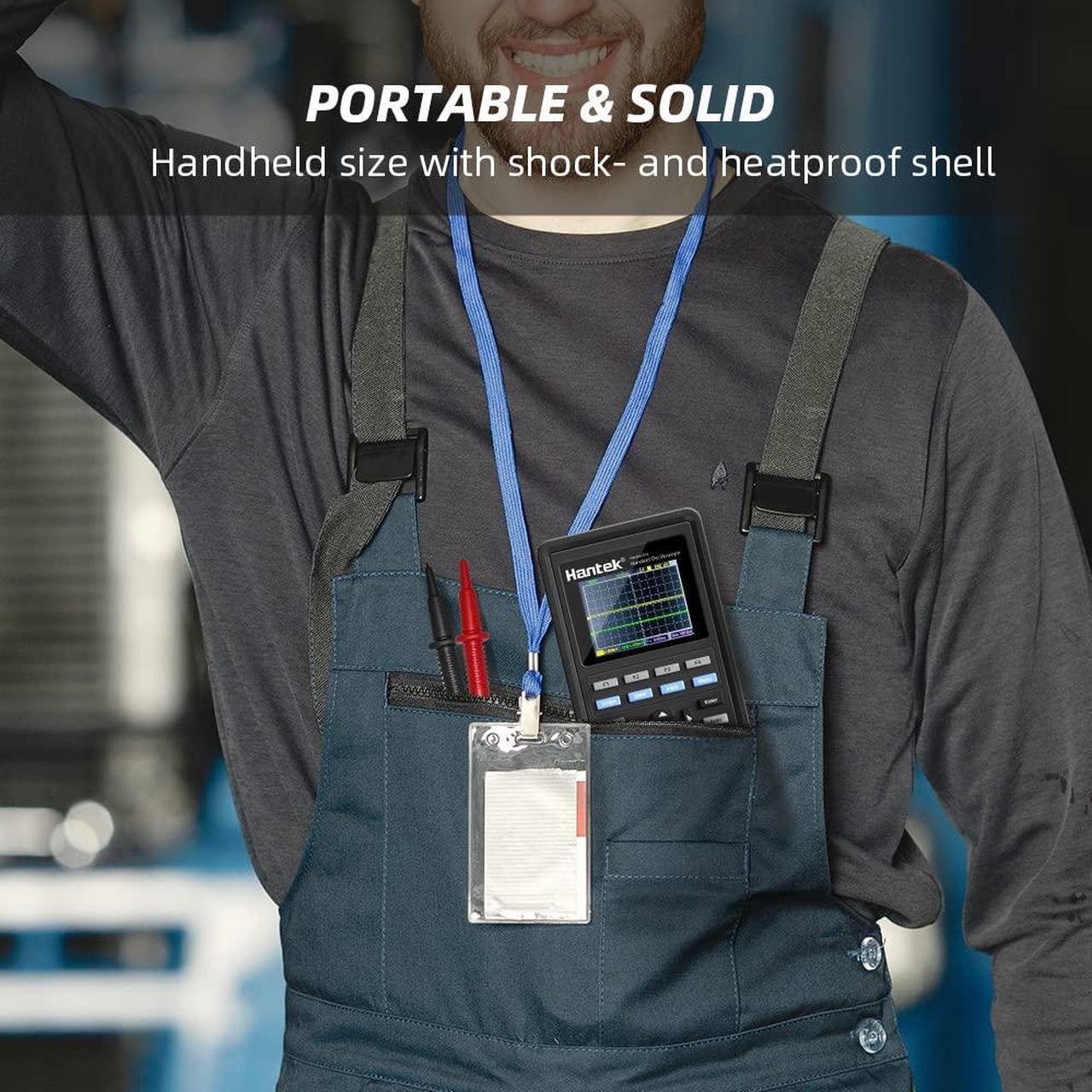 Alt view image 5 of 7 - Handheld Oscilloscope 40MHz Waveform Generator Multimeter 3 in 1 Multifunction Tester 2CH+AFG+DMM Scope