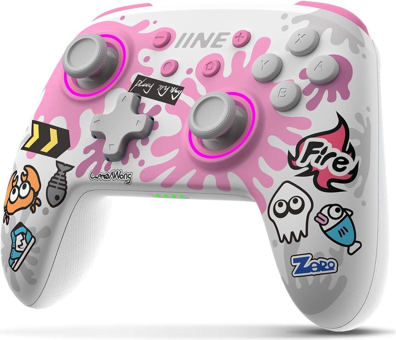 Main image of Wireless Pro Controller Gamepad Compatible with Nintendo Switch/Oled, Support NFC with Wake Up, Dual Motion and TURBO Function