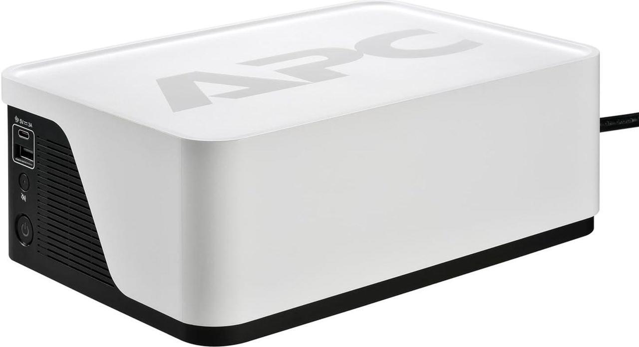 Alt view image 2 of 4 - APC UPS Battery Backup, 700VA UPS with 4 Backup Battery Outlets, Type C USB Charging, BE700G3 Back-UPS