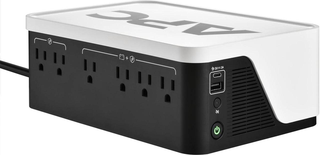 Main image of APC UPS Battery Backup, 700VA UPS with 4 Backup Battery Outlets, Type C USB Charging, BE700G3 Back-UPS