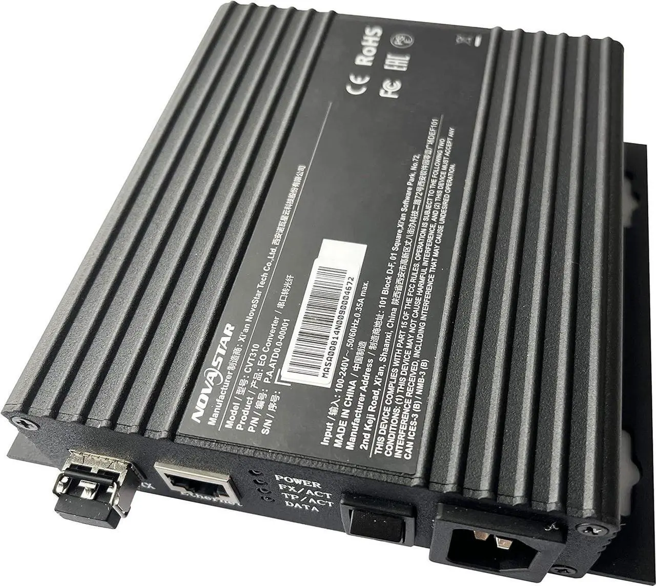 Alt view image 2 of 4 - NovaStar CVT310 LED Screen Multi-Mode Fiber Converter