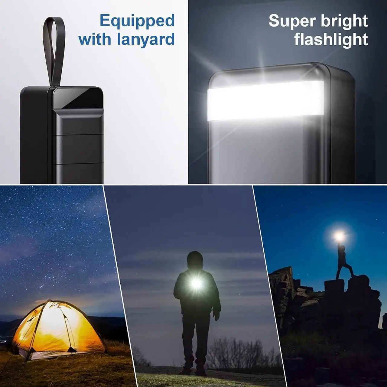 Alt view image 6 of 6 - Portable Charger Power Bank 60000mAh Fast Charging 22.5W PD4.0 & QC 4.0 with USB C Battery Pack Charger Portable High Capacity Portable Phone Charger Power Bank for iPhone, Samsung, Galaxy, Travel