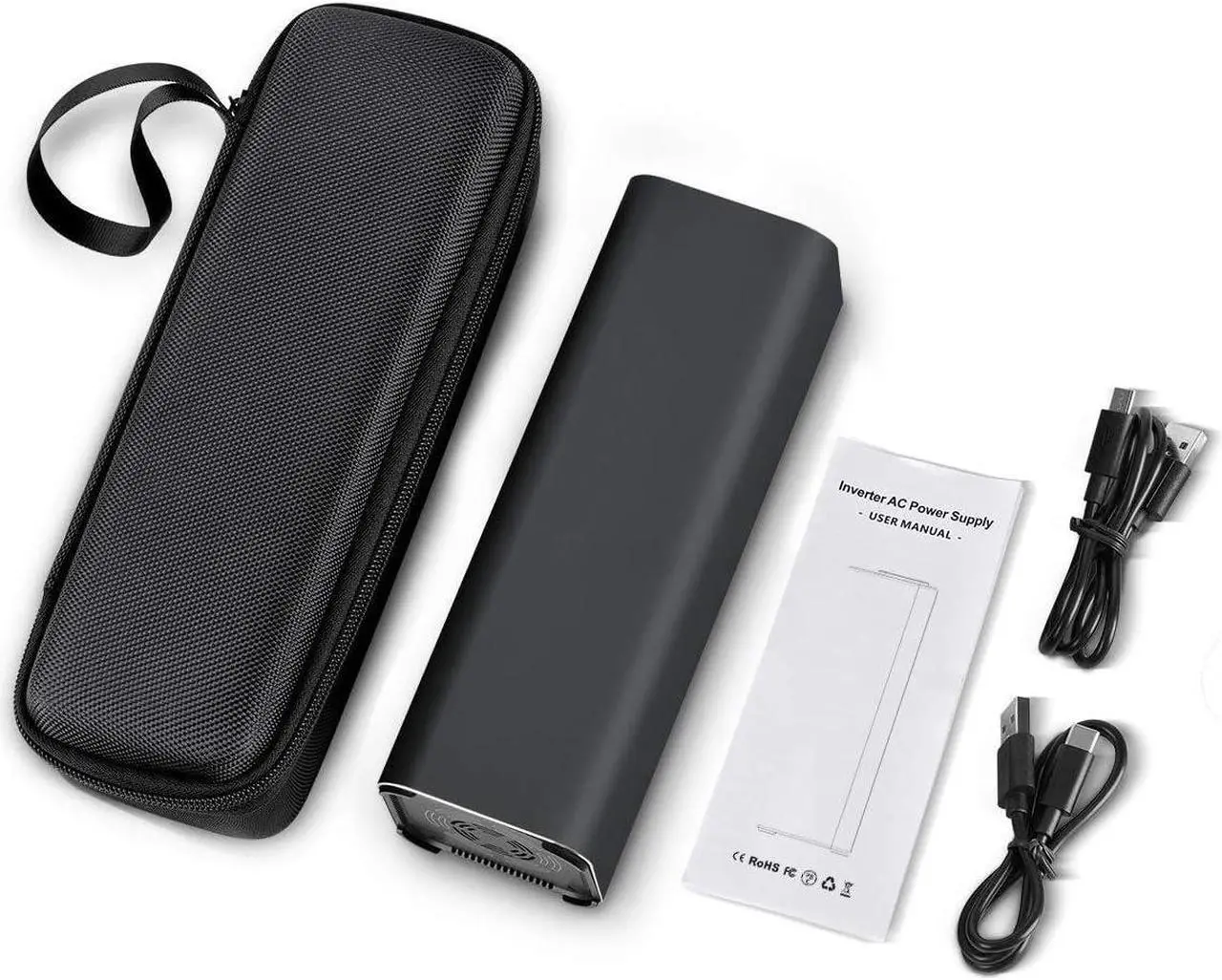 Alt view image 6 of 7 - AC Outlet Portable Laptop Power Bank, Universal 116Wh/31200mAh 100W Travel Laptop Charger, External Battery Pack for MacBook, Acer, HP, Samsung, Dell, ASUS, Lenovo, Notebook, Black