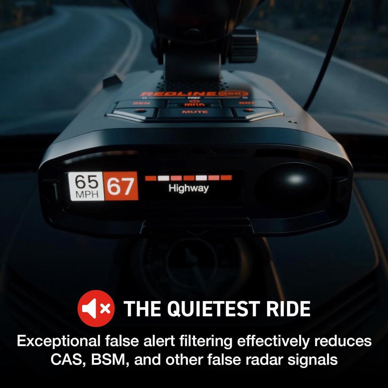 Alt view image 4 of 7 - Escort Redline 360C Laser Radar Detector & Escort M2 Smart Dash Cam Bundle - 1080P Full HD Video, Extreme Range, AI Assisted Filtering, Built-in WiFi, GPS Based and Escort Live App