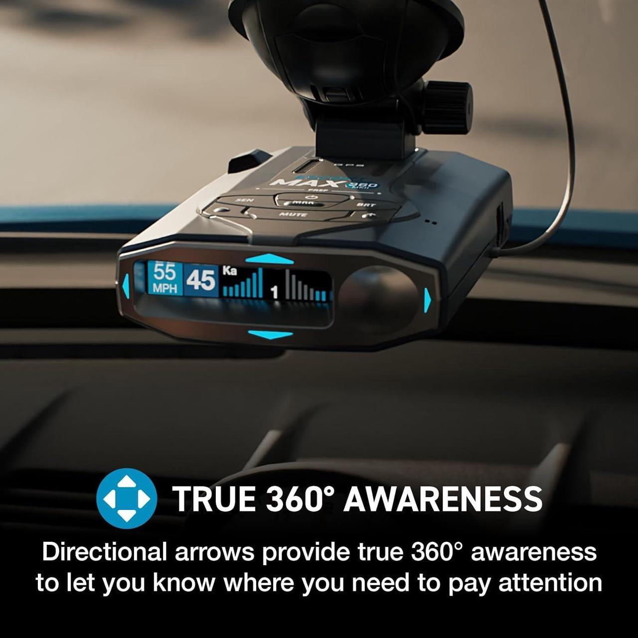 Alt view image 5 of 7 - Escort MAX 360 MKII Radar and Laser Detector & Escort M2 Smart Dash Cam Bundle - 1080P Full HD Video, Extreme Range, False-Alert Filtering, Built-in WiFi, GPS Based and Drive Smarter App