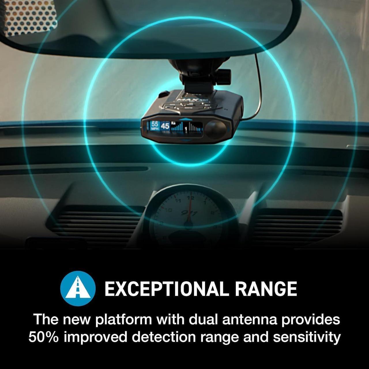 Alt view image 3 of 7 - Escort MAX 360 MKII Radar and Laser Detector & Escort M2 Smart Dash Cam Bundle - 1080P Full HD Video, Extreme Range, False-Alert Filtering, Built-in WiFi, GPS Based and Drive Smarter App