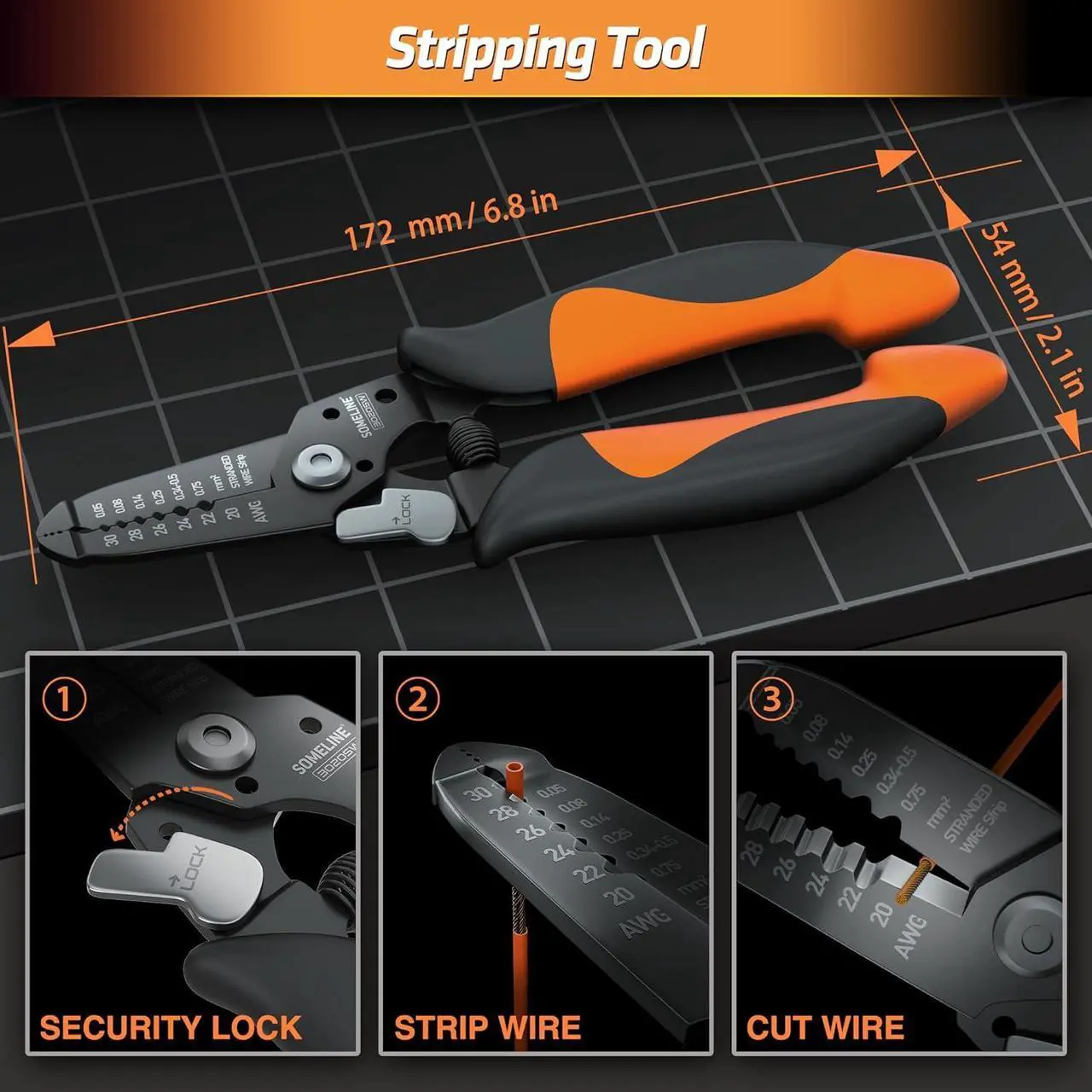 Alt view image 4 of 7 - Crimping Tool Connector Set, JST-XH 2.5mm/Dupont 2.54mm/KF2510 2.54mm Connector Set, 26 Styles, 30-20 AWG Ratcheting Crimper for JST Series,KF2510,Molex,AMP EI series