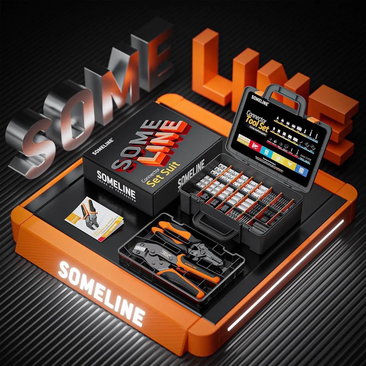 Alt view image 6 of 7 - Crimping Tool Connector Set, JST-XH 2.5mm/Dupont 2.54mm/KF2510 2.54mm Connector Set, 26 Styles, 30-20 AWG Ratcheting Crimper for JST Series,KF2510,Molex,AMP EI series