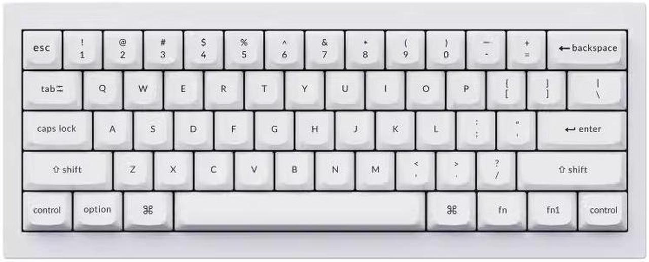 Wired Custom Mechanical Keyboard, QMK/VIA Programmable Macro, Full Aluminum, Hot-Swappable Gateron G Pro Red Switch, 60% Layout Double Gasket Compatible with Mac and Windows - White