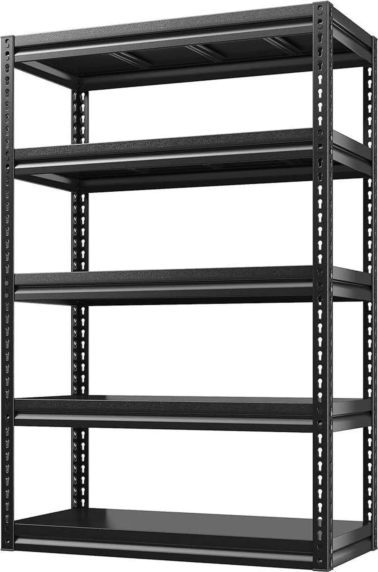 Main image of Garage Shelving 2000 LBS Adjustable 5 -Tier Garage Storage Shelves Metal Shelving Units and Storage Rack Shelf for Garage,Basement 32" W x 17" D x 72" H,Black
