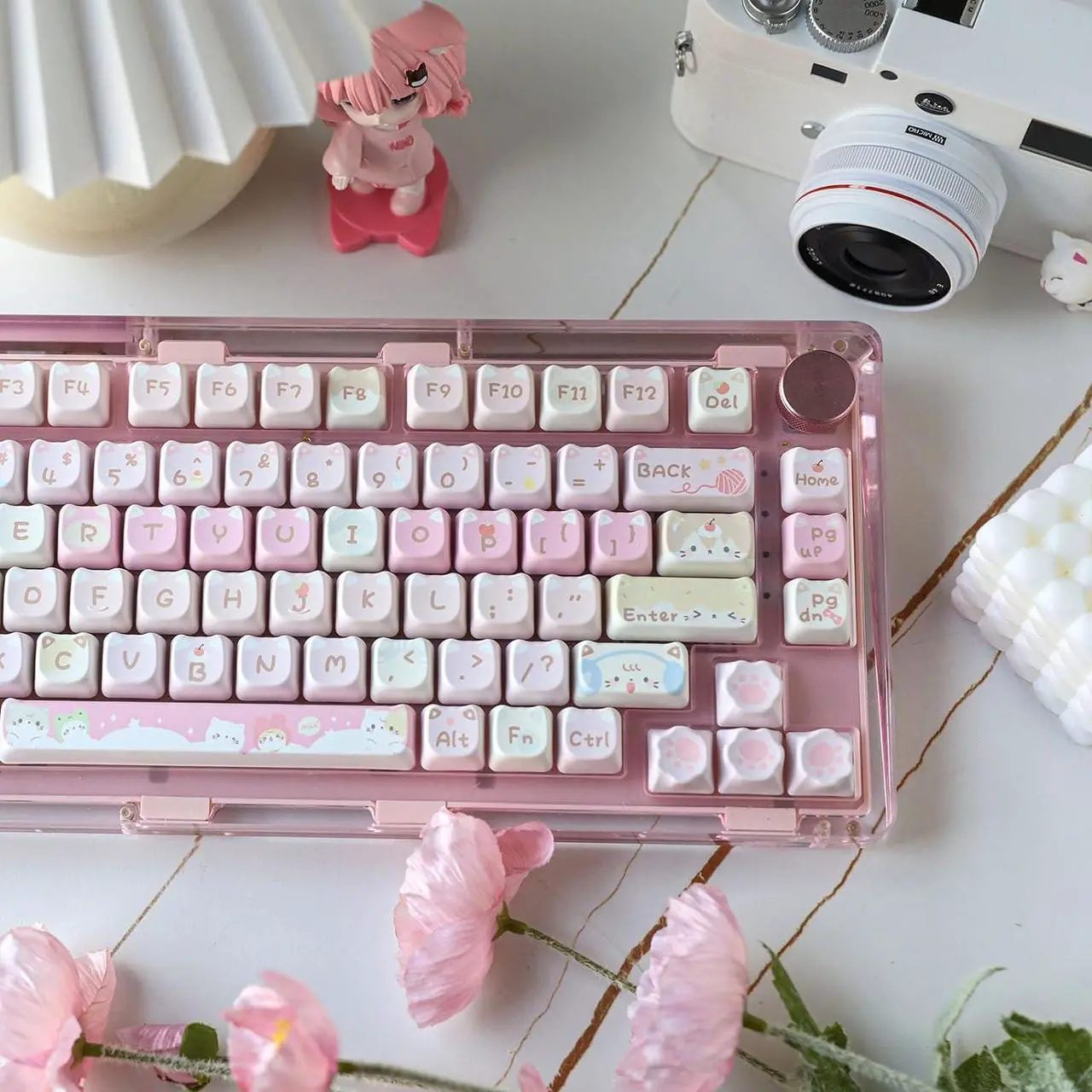 x Maorbeng Meow Meow Squad Keycaps Set