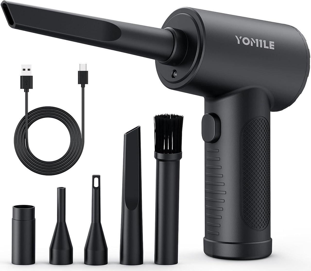 Main image of Compressed air Duster - 120000RPM 3 Speeds Electric Air Duster, 7600mAh Battery Cordless Dust Blower for Keyboard Cleaner,Rechargeable Air Blower AIC Can for Office Computers