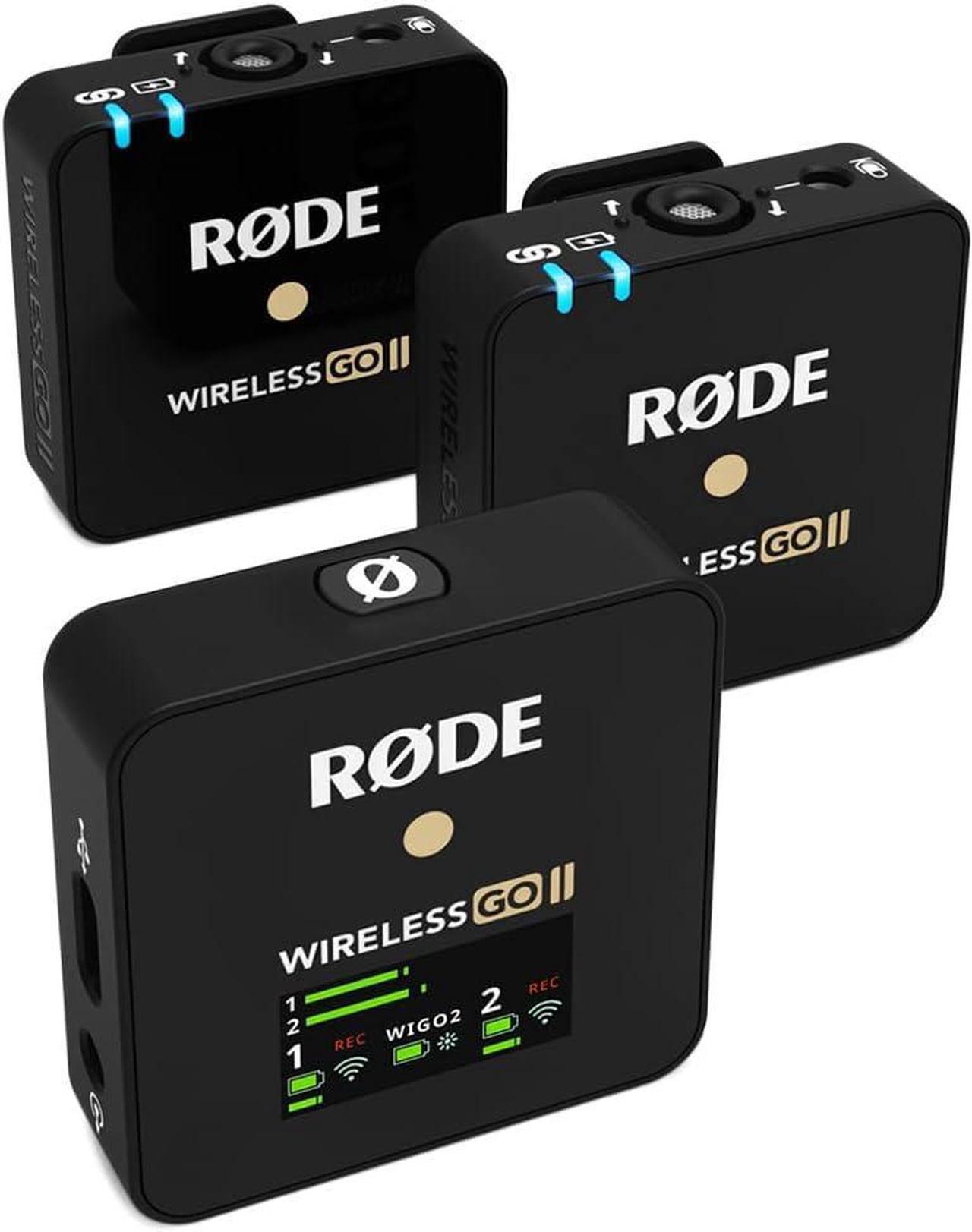 Alt view image 7 of 7 - Zoom F3 Professional Field Recorder, 32-bit Float Recording, 2 Channel Recorder, Dual AD Converters & RØDE Wireless Go II Dual Channel Wireless System with Built-in Microphones