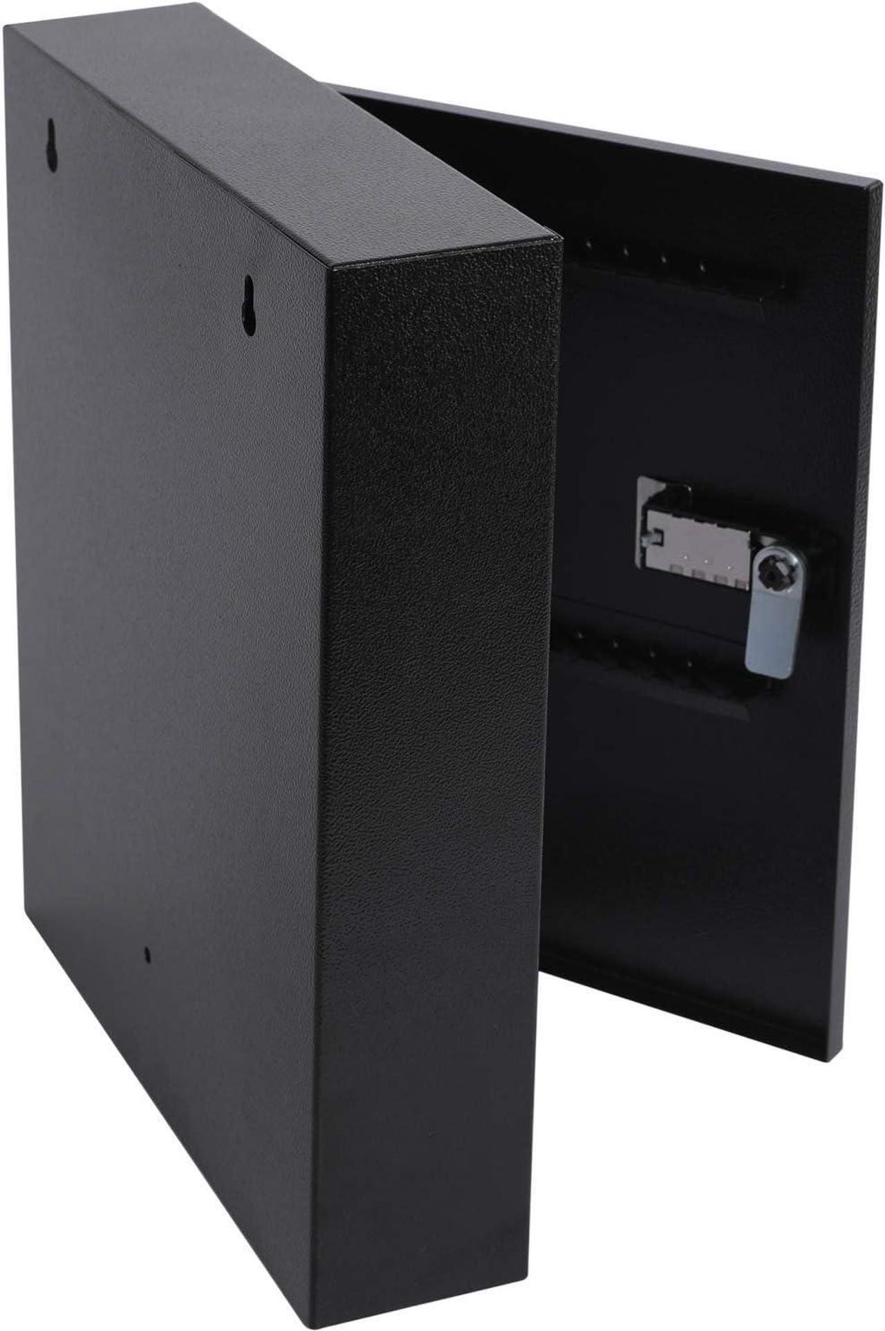 Alt view image 6 of 7 - Locking Key Cabinet, 60 Key Storage Lock Box with Code, Key Box Wall Mount with Combination Lock, Key Hooks & Tags Key Labels,(Black,60 Key)