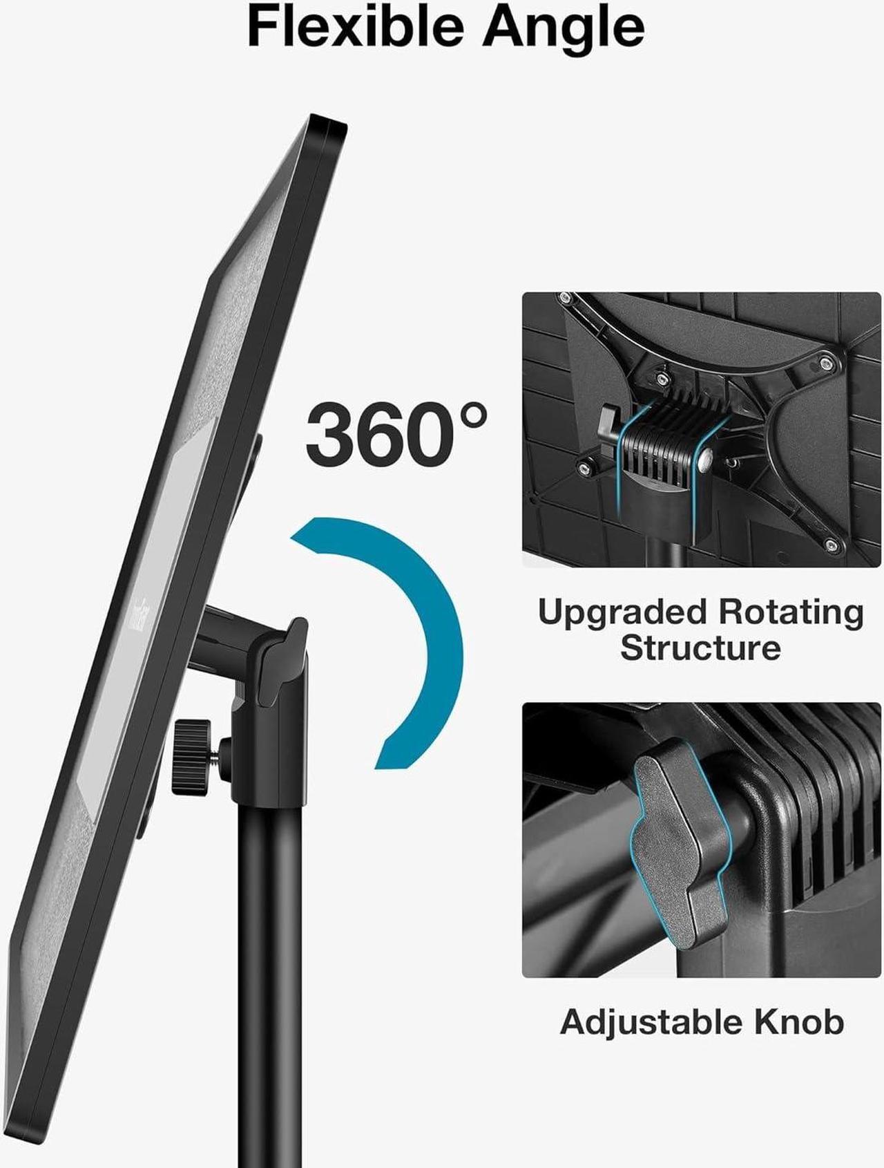 Alt view image 5 of 7 - Projector Stand Tripod, 21" to 54" Height Adjustable Portable Laptop Tripod Stand Music Stand Projector Tripod for Outdoor Office Home Stage Studio Podium Computer DJ Racks
