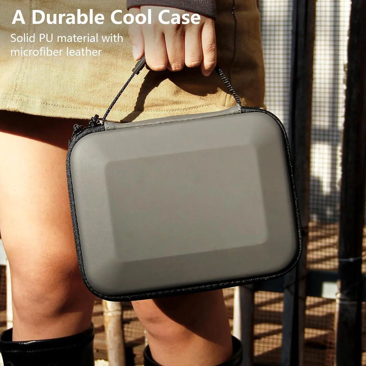 Alt view image 6 of 6 - Hard Carrying Case for DJI Osmo Pocket 3/ Creator Combo, Portable Osmo Pocket 3 Storage Case Carry Bag, DJI Pocket 3 Accessories [Case Only]