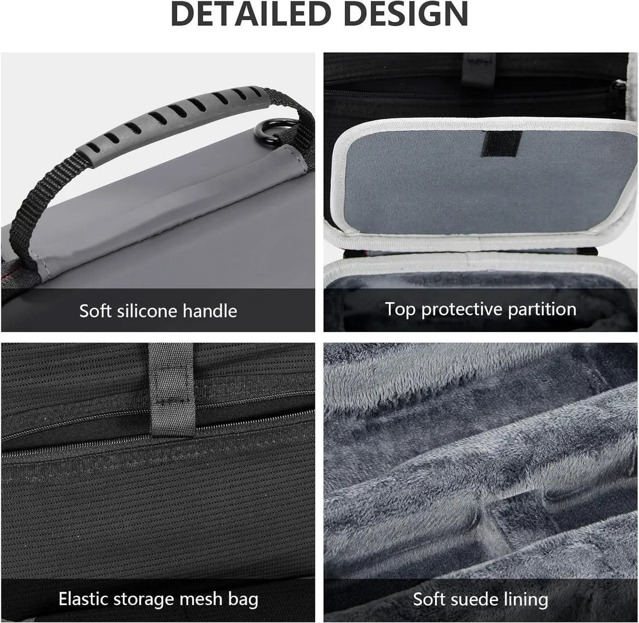 Alt view image 3 of 6 - Hard Carrying Case for DJI Osmo Pocket 3/ Creator Combo, Portable Osmo Pocket 3 Storage Case Carry Bag, DJI Pocket 3 Accessories [Case Only]