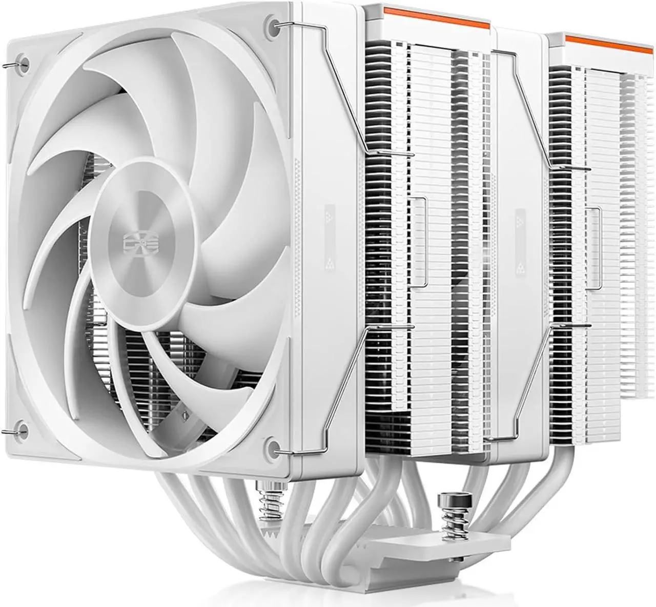 Main image of CPU Cooler TDP 265W CPU Air Cooler Dual Tower CPU Fan 6 HeatPipe CPU Cooling System with Three Modes PWM Silent Fans, Easy Install Air Cooler for Intel LGA 115X/1200/1700,AMD AM4/AM5, White