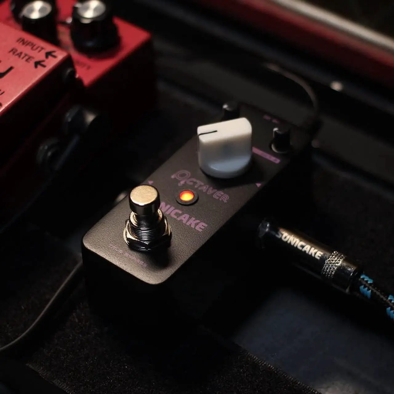 Alt view image 7 of 7 - Octave Guitar Pedal Octave Pedal Guitar Effects Pedal Analog Classic Bass Octaver True Bypass