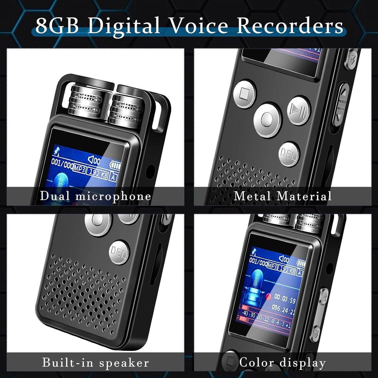 Alt view image 3 of 6 - 5 Pcs Ghost Hunting Kit Includes Digital Voice Recorders with 4 LED Cat Balls Motion Activated Cat Ball Toy Voice Activated Recorder with Playback for Pet Cat Dog Animals (8 GB,Chic Style)