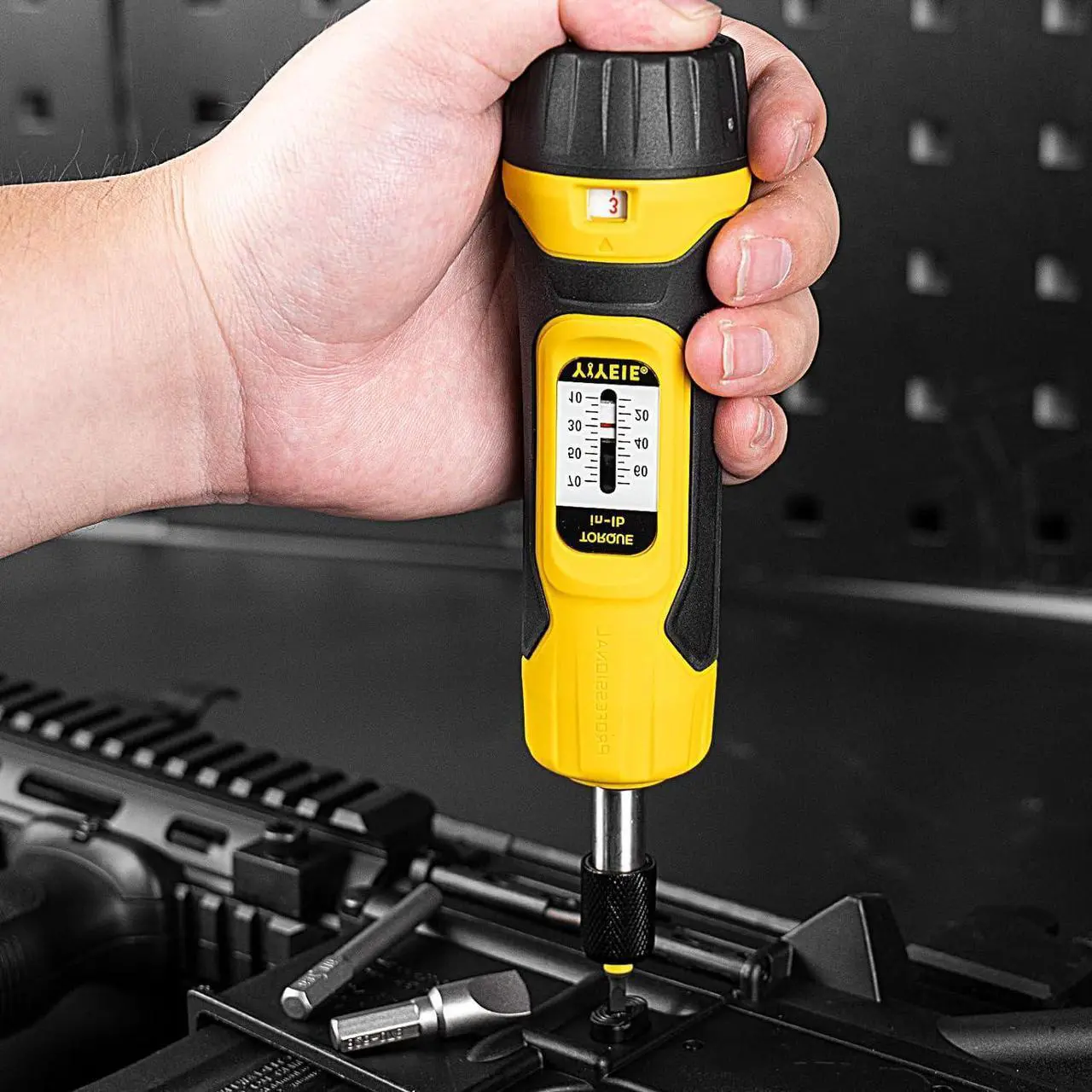 Alt view image 7 of 7 - 90Pcs Master Torque Screwdriver Set, 10-70 IN.LB, Inch Pound Torque Screw Driver with S2 Bits, Includes Flat, Hex, Torx, and Phillips Bits, T-BAR Ratchet Wrench, All in One Torque Tool Kit